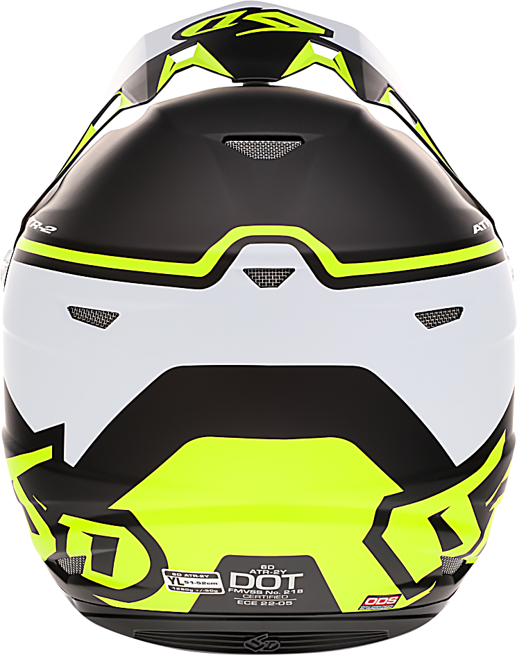 6D HELMETS ATR-2Y Helmet - Drive - Neon Yellow - Small 11-6320