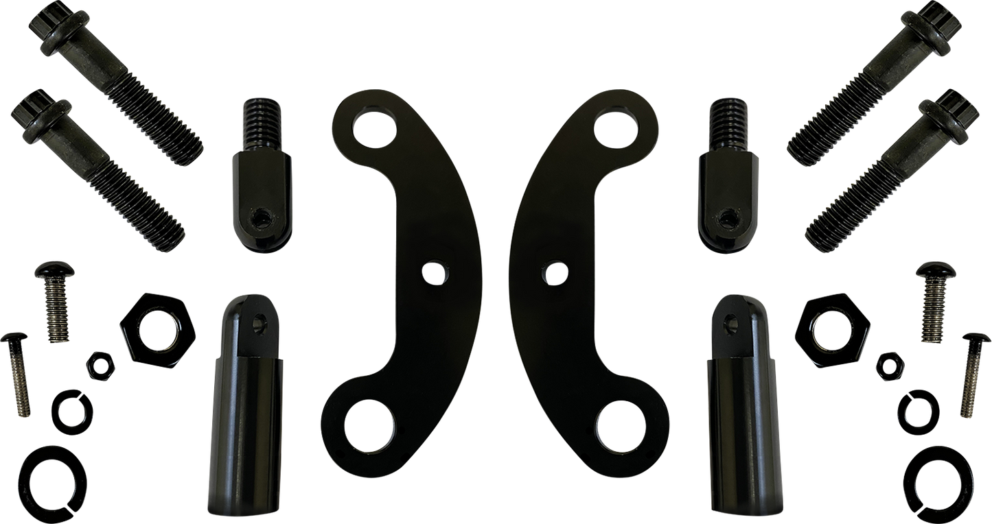 CUSTOM DYNAMICS Fog Light Mount - Black PB-FOG-MOUNT-B