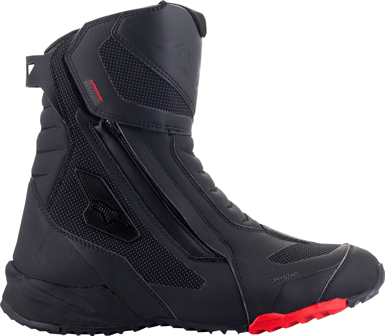 ALPINESTARS RT-7 Drystar® Boots - Black/Red - US 12 / EU 47 2443023-13-47