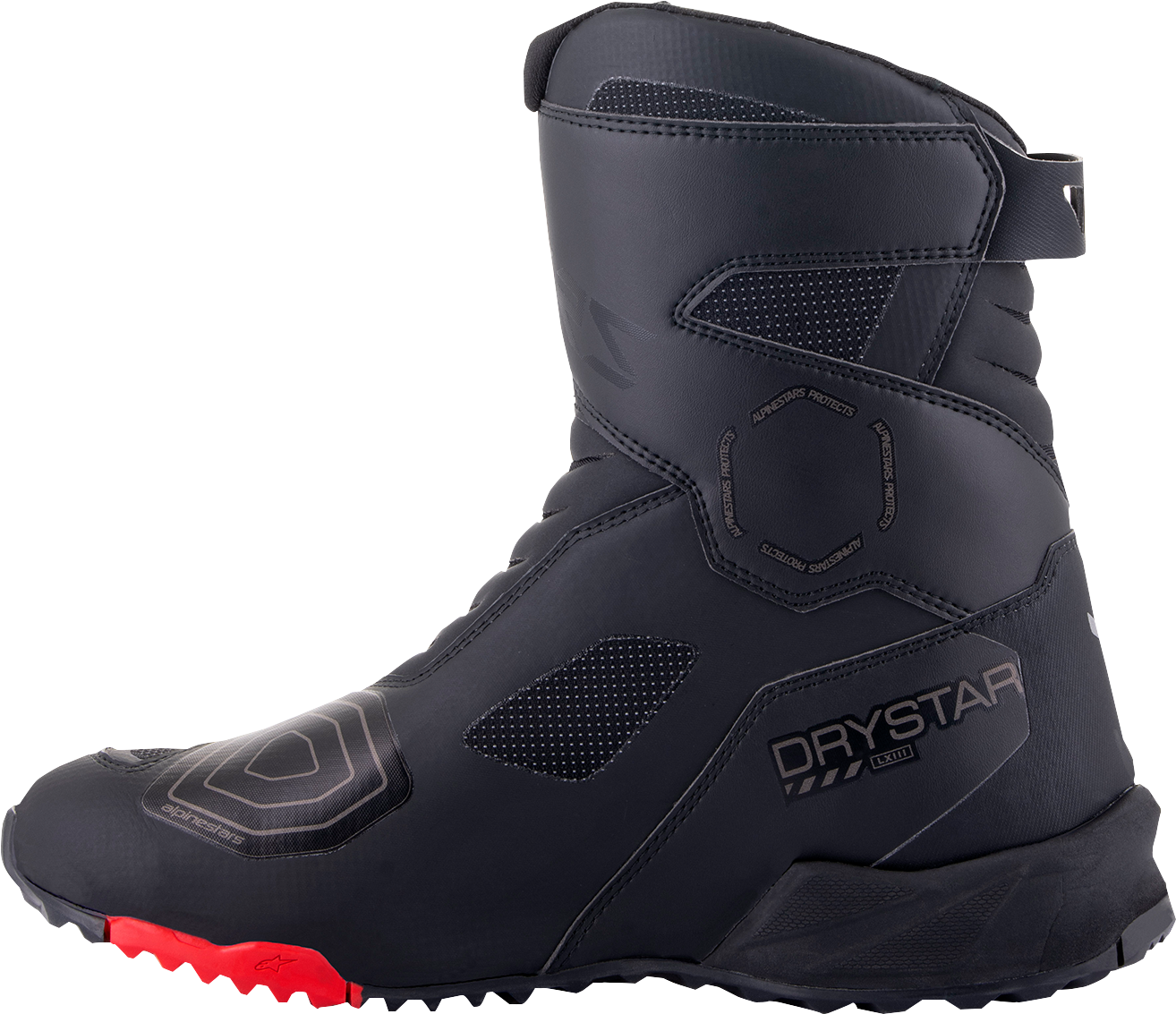 ALPINESTARS RT-7 Drystar® Boots - Black/Red - US 7.5 / EU 41 2443023-13-41