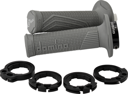 DOMINO D100 D-Lock Grips - Gray D10046C5200A9-0