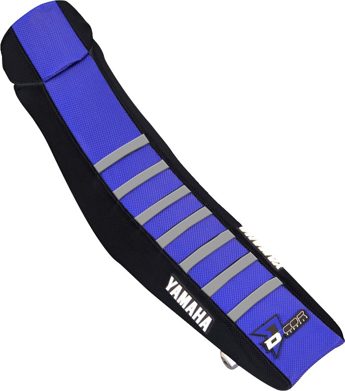 D'COR VISUALS Seat Cover - Blue/Black Star - YZ/F '18-'23 30-50-485