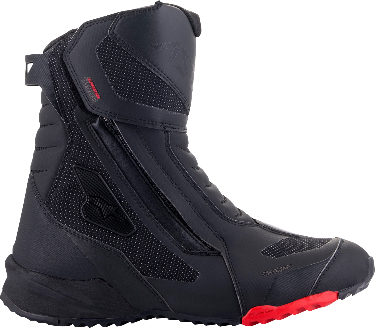 ALPINESTARS RT-7 Drystar® Boots - Black/Red - US 8 / EU 42 2443023-13-42