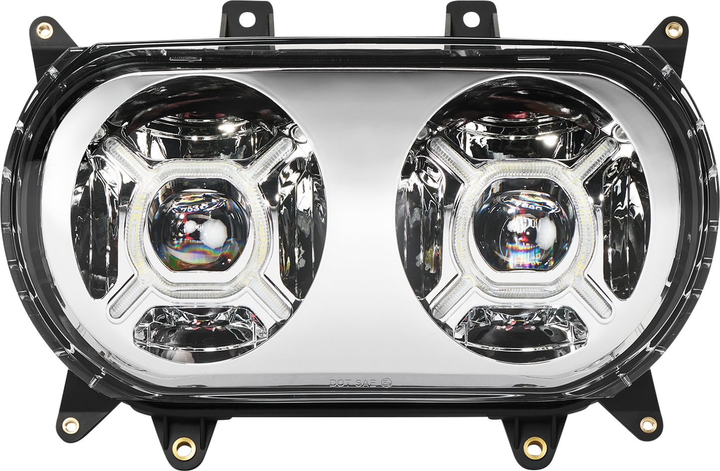 CUSTOM DYNAMICS ProGLOW™ Headlight - Chrome - Road Glide PG-RG-C