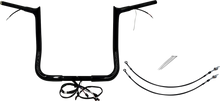FAT BAGGERS INC. EZ Install Wired 1-1/4" Pointed Top Handlebar Kit - 14" - Black 902214-B