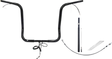 FAT BAGGERS INC. EZ Install Wired 1-1/4" Pointed Top Handlebar Kit - 16" - Black 912016-B