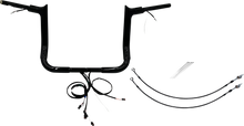 FAT BAGGERS INC. EZ Install Wired 1-1/2" Pointed Top Handlebar Kit - 12" - Black 801212-B