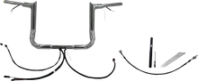 FAT BAGGERS INC. EZ Install Wired 1-1/2" Pointed Top Handlebar Kit - 12" - Chrome 812012