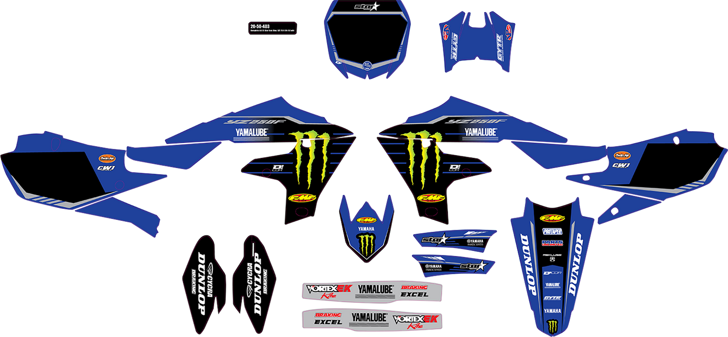 D'COR VISUALS Graphic Kit - '22- '23 Monster Energy Star - 20-50-403
