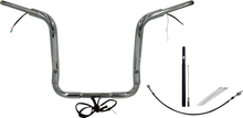 FAT BAGGERS INC. EZ Install Wired 1-1/2" Round Top Handlebar Kit - 16" - Chrome 812416