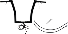 FAT BAGGERS INC. EZ Install Wired 1-1/2" Flat Top Handlebar Kit - 16" - Black 601316-B