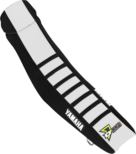 D'COR VISUALS Seat Cover - Black/White - YZ '23-'26 30-50-501