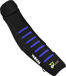 D'COR VISUALS Seat Cover - Black/Blue - YZ '23-'26 30-50-500