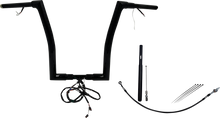 FAT BAGGERS INC. EZ Install Wired 1-1/2" Flat Top Handlebar Kit - 16" - Black 612916-B