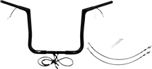 FAT BAGGERS INC. EZ Install Wired 1-1/4" Flat Top Handlebar Kit - 14" - Black 701214-B