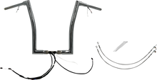 FAT BAGGERS INC. EZ Install Wired 1-1/2" Flat Top Handlebar Kit - 16" - Chrome 602316
