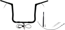 FAT BAGGERS INC. EZ Install Wired 1-1/4" Flat Top Handlebar Kit - 14" - Black 712014-B