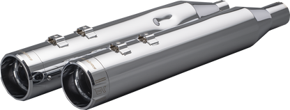 KHROME WERKS 4-1/2" HP-Plus® Slip-On Mufflers - Chrome Klassic Tip 202925