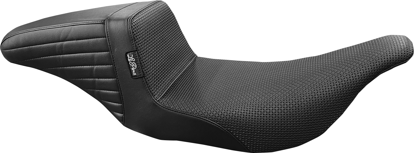 LE PERA Kickflip Seat - Basketweave - Black - FL '97-'07 LH-597BW