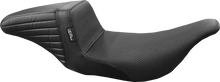 LE PERA Kickflip Seat - Basketweave - Black - FL '97-'07 LH-597BW
