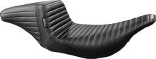 LE PERA Kickflip Seat - Pleated - Black - FL '97-'07 LH-597PT