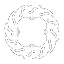 MOTO-MASTER Brake Rotor - Front/Rear - Flame 110239-PU