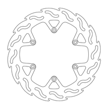 MOTO-MASTER Brake Rotor - Rear - Flame 110600-PU