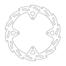 MOTO-MASTER Brake Rotor - Rear - Flame 110646-PU