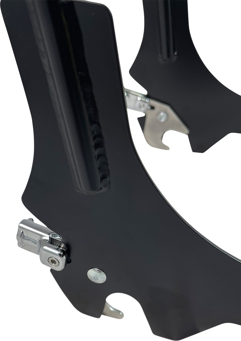MOTHERWELL Quick Release Sissy Bar - 23" - With Pad - Matt Black MWL-196-18-MB