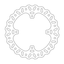 MOTO-MASTER Brake Rotor - Rear - Nitro 110356-PU