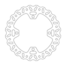 MOTO-MASTER Brake Rotor - Rear - Nitro 110358-PU