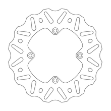 MOTO-MASTER Brake Rotor - Rear - Nitro 110366-PU
