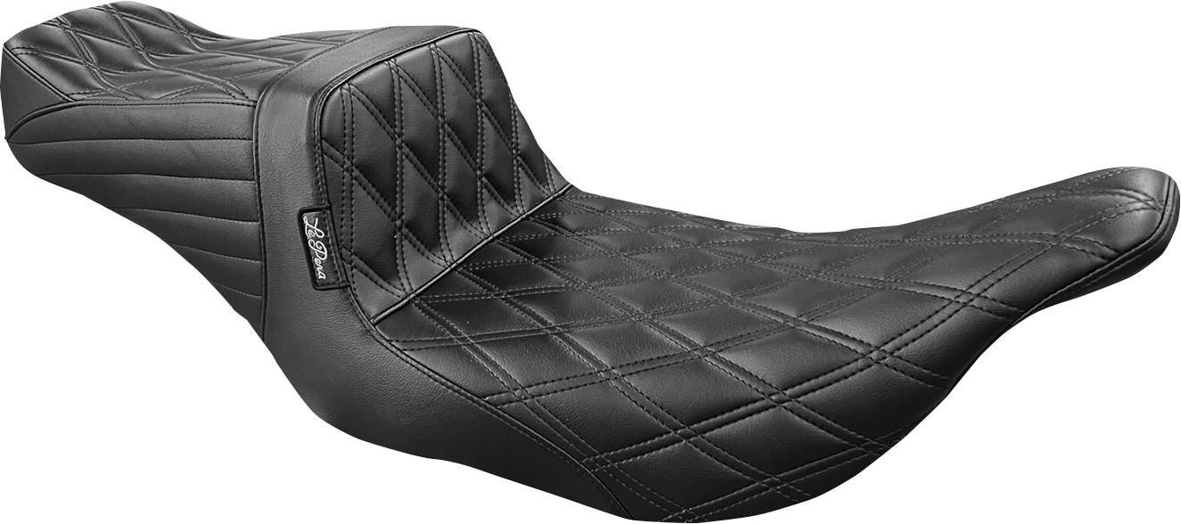 LE PERA Tailwhip Seat - Double Diamond - Black - FL '97-'07 LH-587DD