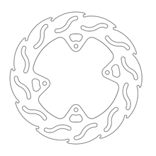 MOTO-MASTER Brake Rotor - Front - Flame 110231-PU