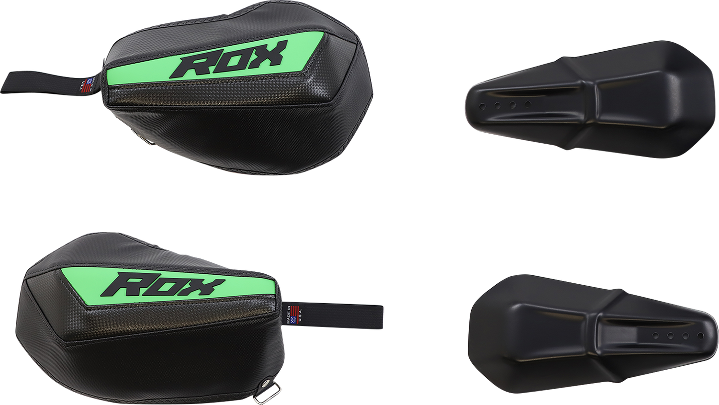 ROX SPEED FX Generation 3 Flex-Tec Handguards - Green FT3-HG-G