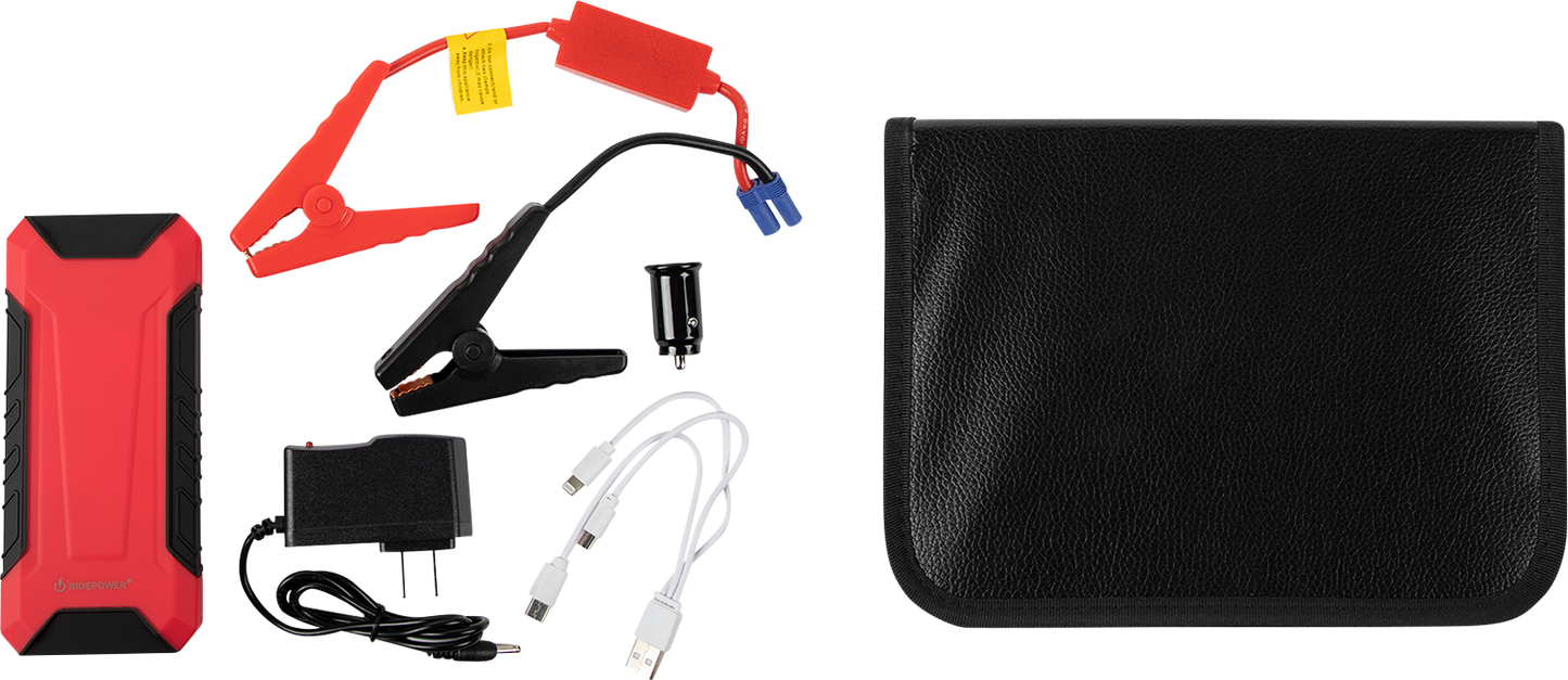 RIDEPOWER Power Bank - Battery Jump Start - Kit RPPOWERBANK10K