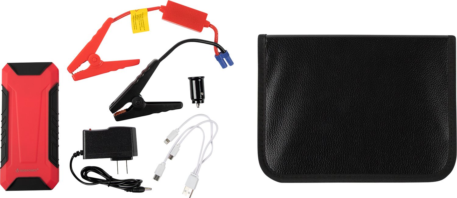 RIDEPOWER Power Bank - Battery Jump Start - Kit RPPOWERBANK10K