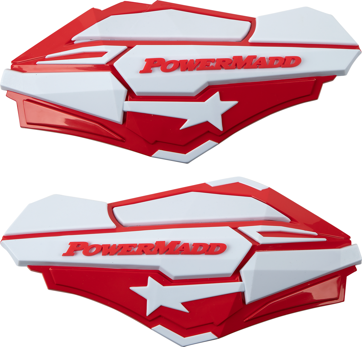 POWERMADD Sentinel Handguards - Red/White 34422