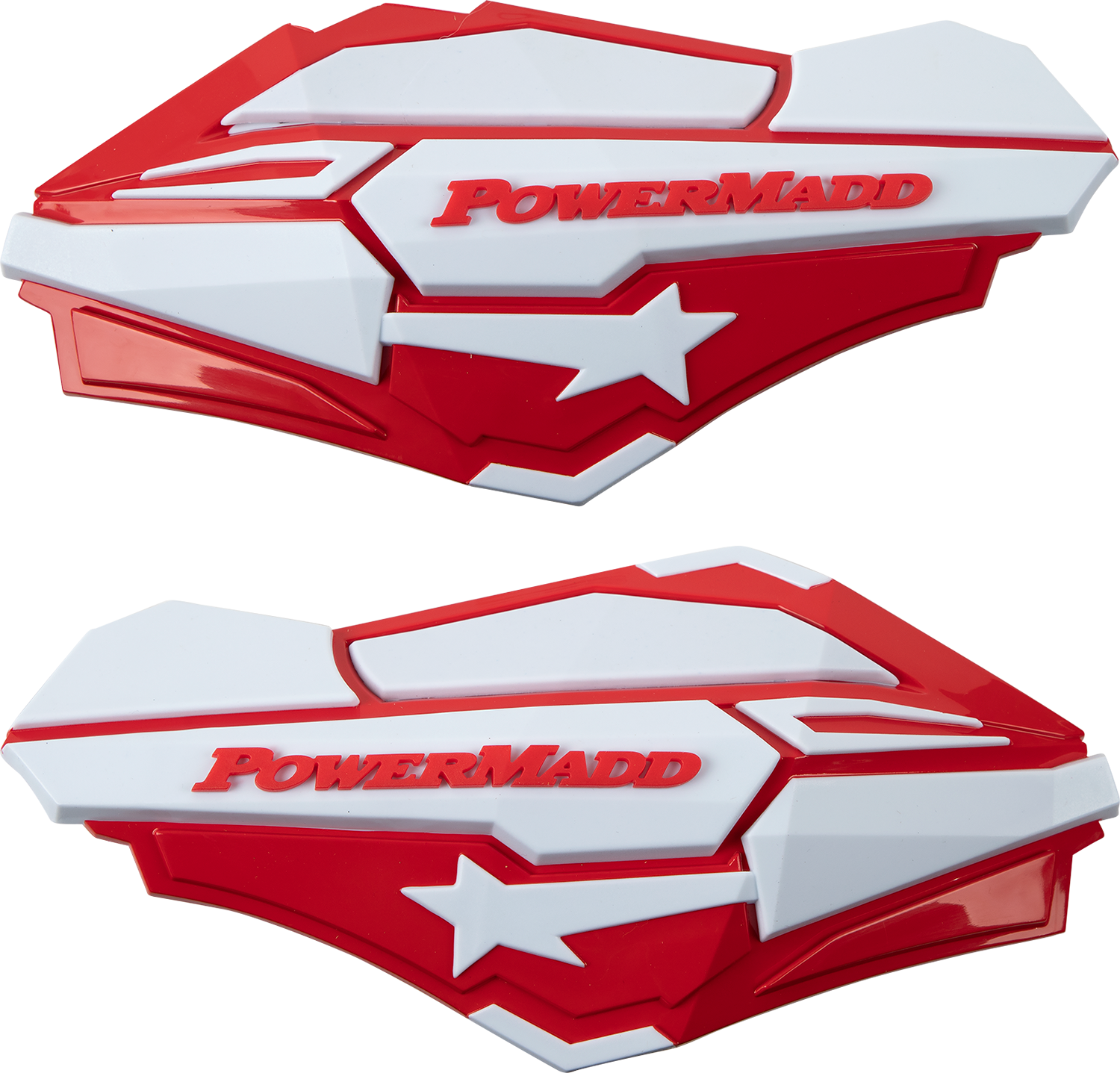 POWERMADD Sentinel Handguards - Red/White 34422