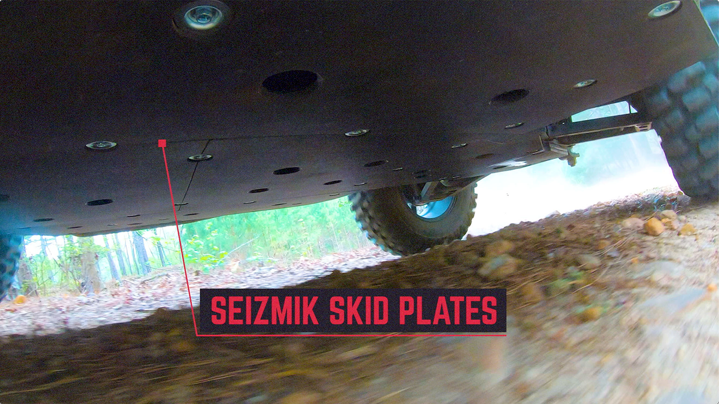 SEIZMIK Skid Plate - 4 Seat - Polaris - RZR - Turbo 76-10171KIT