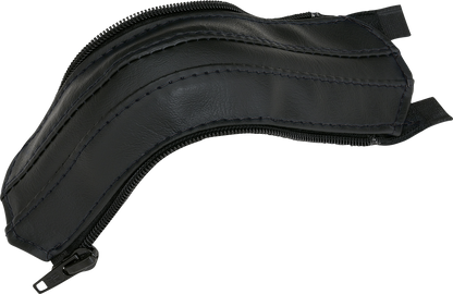 SHOW CHROME Grab Handle Cover - Black Stitch H44-2BK
