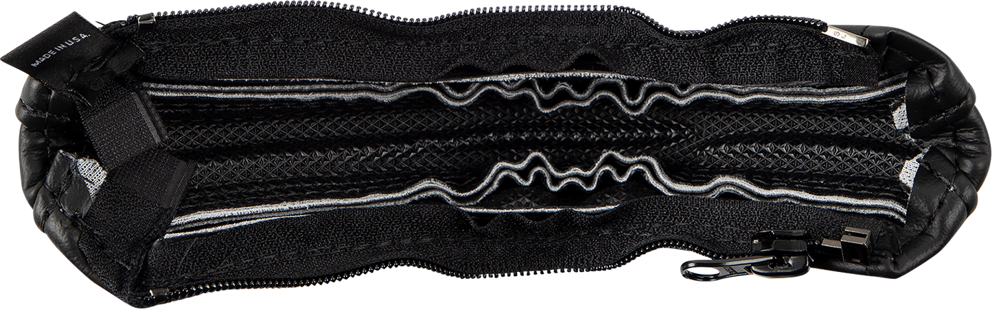 SHOW CHROME Grab Handle Cover - Black Stitch H44-2BK