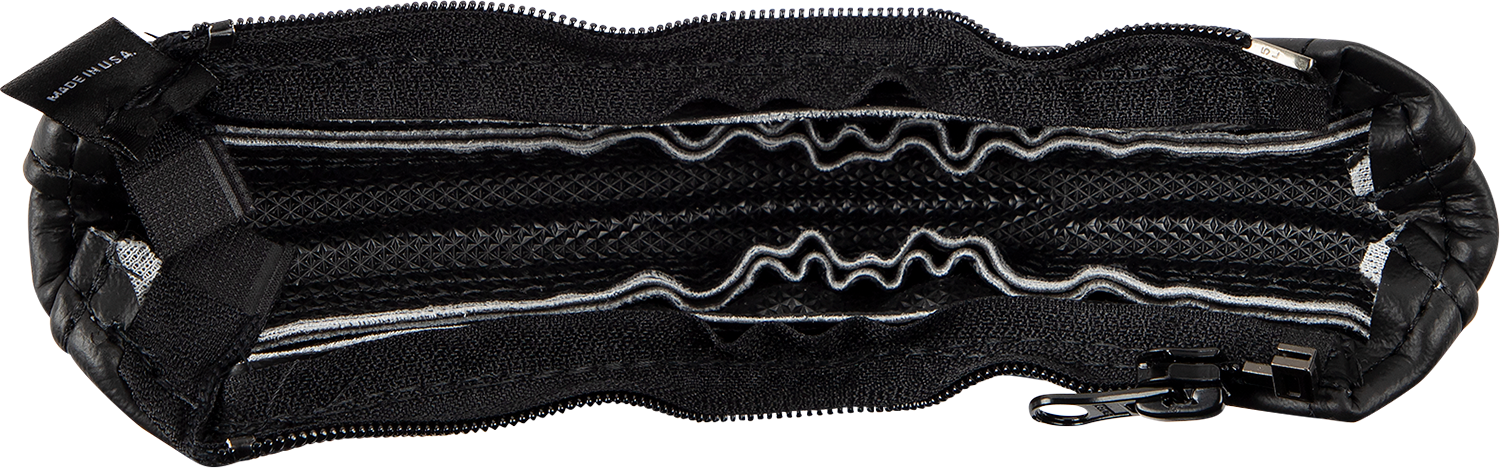 SHOW CHROME Grab Handle Cover - Black Stitch H44-2BK