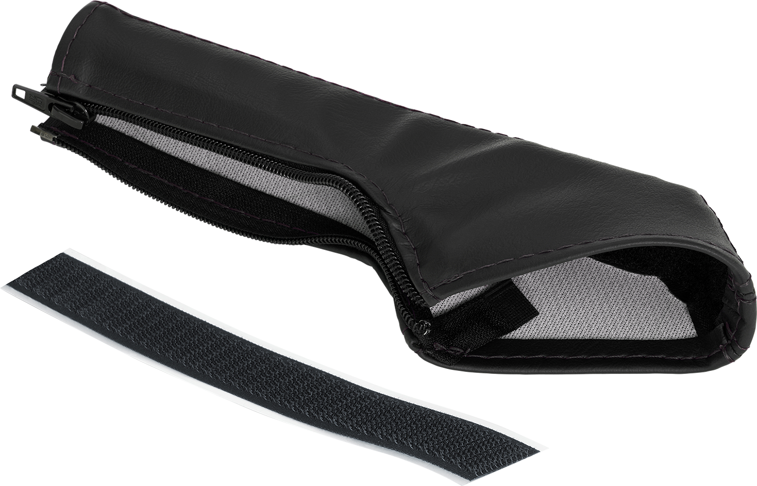 SHOW CHROME Kaliber E-Brake Handle Cover - Slingshot - Black Stitch H44-6BK