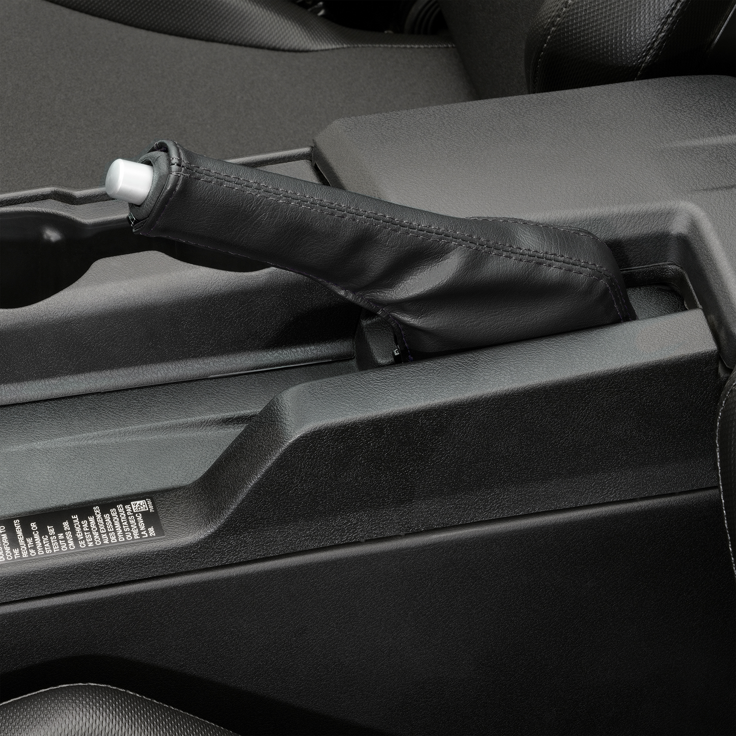 SHOW CHROME Kaliber E-Brake Handle Cover - Slingshot - Black Stitch H44-6BK