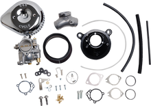 S&S CYCLE Super G Carburetor with Stealth Air Cleaner Kit - Chrome - Evolution Big Twin 110-0147