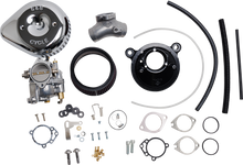 S&S CYCLE Super G Carburetor with Stealth Air Cleaner Kit - Chrome - Twin Cam 110-0152