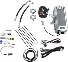 ULTRACOOL Side Mount Oil Cooler Kit - Chrome - Touring SMT-1CSS