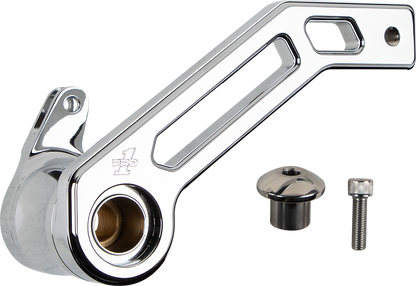PRO-ONE PERF.MFG. Touring T-Rex Shorty Brake Arm - Chrome - '08-'13 FL 500772