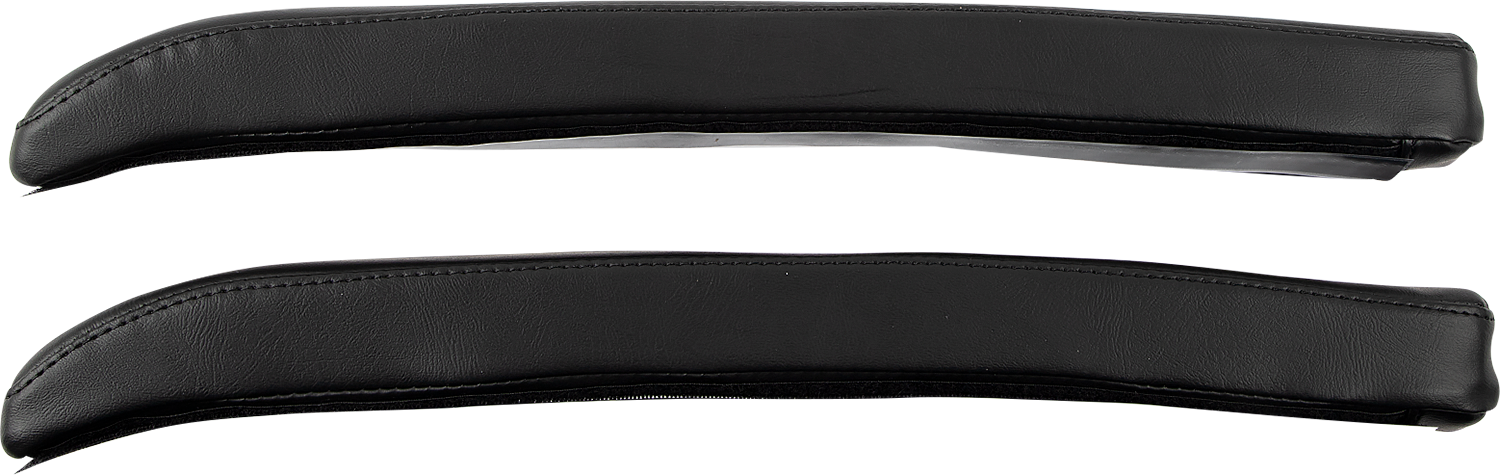 SHOW CHROME Kaliber Armrest Pads - Black w/ Black Stitching - Slingshot '15-'22 H44-1BK